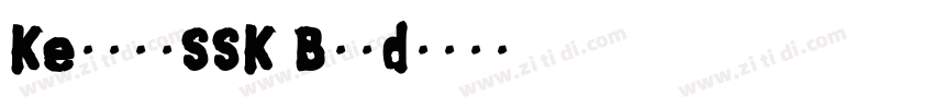 KenyonSSK Bold字体转换